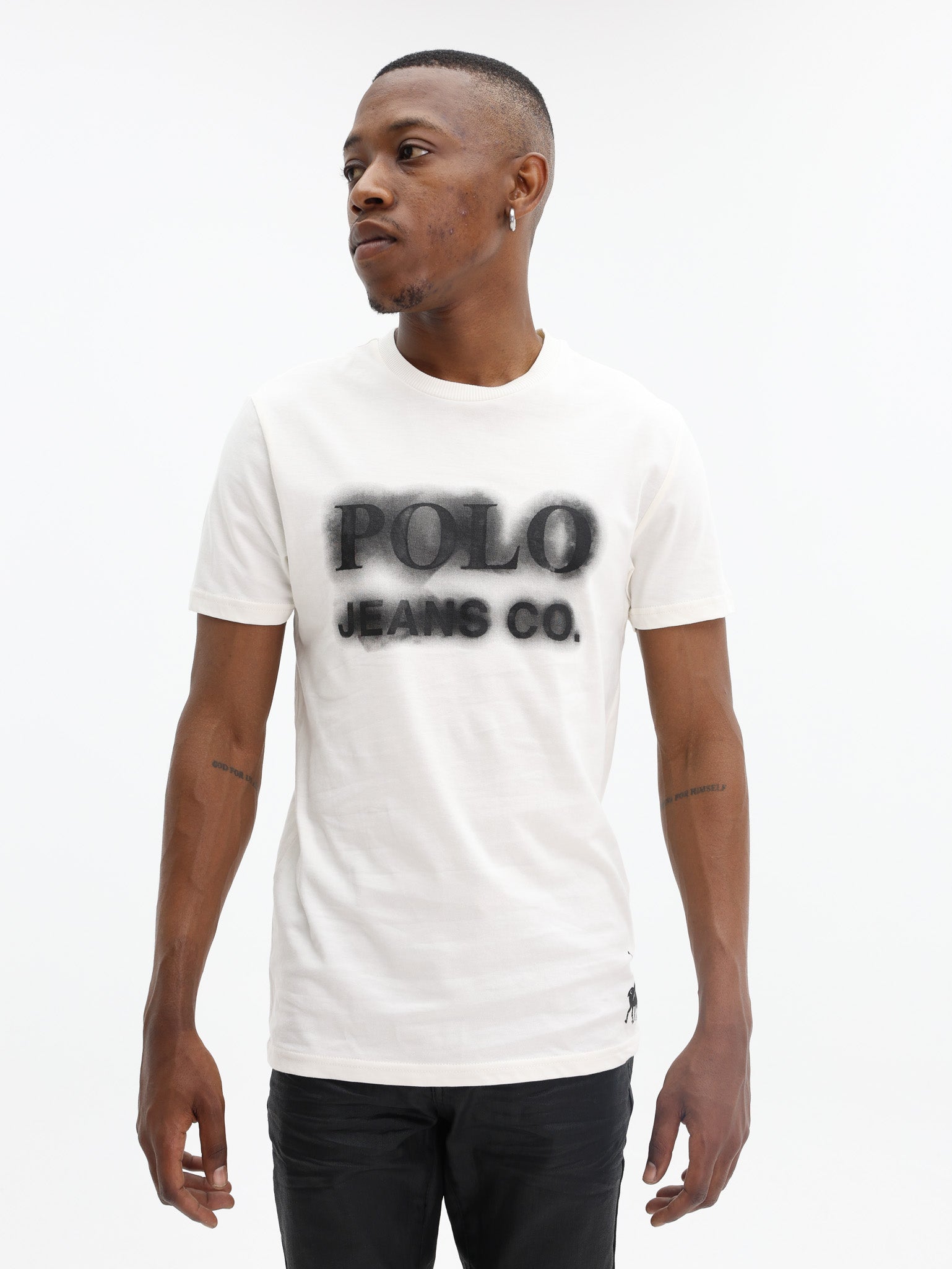 Polo T-Shirt Pjc Logo Off-White